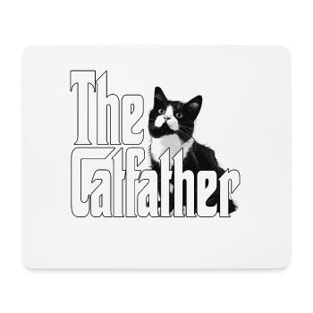 Cat Father The Catfather Crazy Cat Dad Dad - Mouse Pad (horizontal) - white - Front