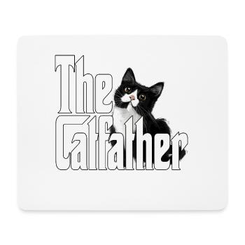 Cat Father The Catfather Crazy Cat Dad Dad - Mouse Pad (horizontal) - white - Front