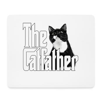 Chat Père Le Catfather Chat Fou Papa Papa - Tapis de souris (format paysage) - blanc - Devant