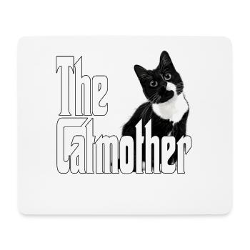 Katze Mutter La Catmother Chat Crazy Maman Maman - Tapis de souris (format paysage) - blanc - Devant