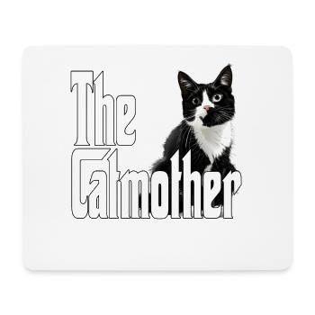 Katze Mutter La Catmother Chat Crazy Maman Maman - Tapis de souris (format paysage) - blanc - Devant