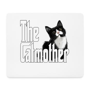 Katze Mutter La Catmother Chat Crazy Maman Maman - Tapis de souris (format paysage) - blanc - Devant