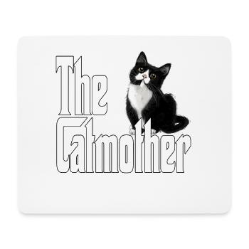 Katze Mutter La Catmother Chat Crazy Maman Maman - Tapis de souris (format paysage) - blanc - Devant