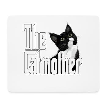 Katze Mutter La Catmother Chat Crazy Maman Maman - Tapis de souris (format paysage) - blanc - Devant