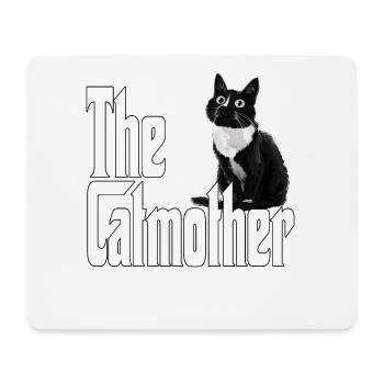 Katze Mutter La Catmother Chat Crazy Maman Maman - Tapis de souris (format paysage) - blanc - Devant