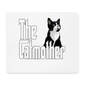 Katze Mutter La Catmother Chat Crazy Maman Maman - Tapis de souris (format paysage) - blanc - Devant