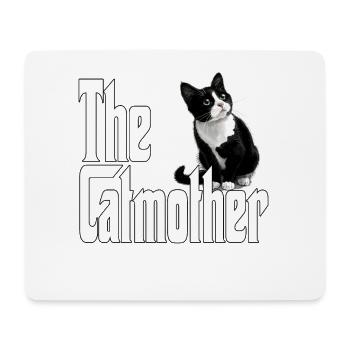 Katze Mutter La Catmother Chat Crazy Maman Maman - Tapis de souris (format paysage) - blanc - Devant