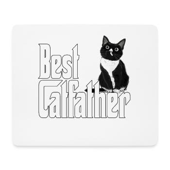 Cat Dad Best Catfather Ever Crazy Cat Father Kitty - Mousepad (Querformat) - Weiß - Vorne