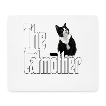 Chat Maman La Catmère Chat Folle Chat Mère Kitty Maman - Tapis de souris (format paysage) - blanc - Devant