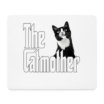 Chat Maman La Catmère Chat Folle Chat Mère Kitty Maman - Tapis de souris (format paysage) - blanc - Devant