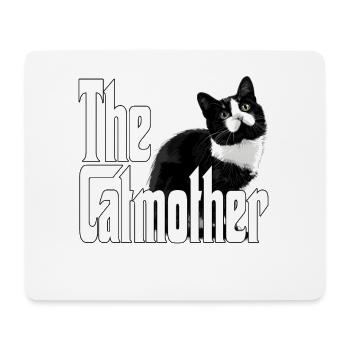 Chat Maman La Catmère Chat Folle Chat Mère Kitty Maman - Tapis de souris (format paysage) - blanc - Devant
