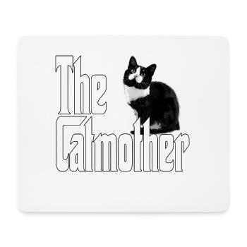 Chat Maman La Catmère Chat Folle Chat Mère Kitty Maman - Tapis de souris (format paysage) - blanc - Devant