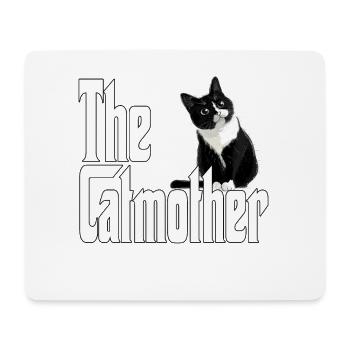 Chat Maman La Catmère Chat Folle Chat Mère Kitty Maman - Tapis de souris (format paysage) - blanc - Devant
