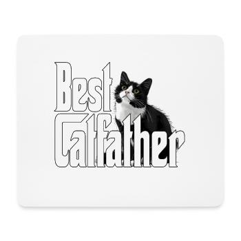 Cat Dad Best Catfather Ever Crazy Cat Father Kitty - Mouse Pad (horizontal) - white - Front