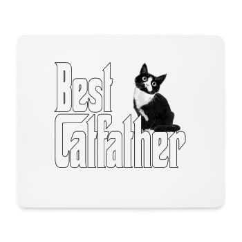 Cat Dad Best Catfather Ever Crazy Cat Father Kitty - Mousepad (Querformat) - Weiß - Vorne