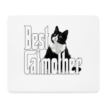 Chat Maman Meilleur Catmother Jamais Folle Chat Mère Kitty - Tapis de souris (format paysage) - blanc - Devant