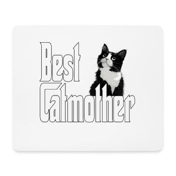 Chat Maman Meilleur Catmother Jamais Folle Chat Mère Kitty - Tapis de souris (format paysage) - blanc - Devant