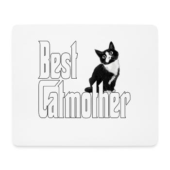 Chat Maman Meilleur Catmother Jamais Folle Chat Mère Kitty - Tapis de souris (format paysage) - blanc - Devant