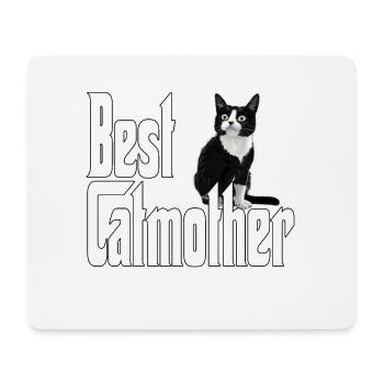 Chat Maman Meilleur Catmother Jamais Fou Chat Mère Kitty - Tapis de souris (format paysage) - blanc - Devant