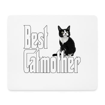 Chat Maman Meilleur Catmother Jamais Fou Chat Mère Kitty - Tapis de souris (format paysage) - blanc - Devant