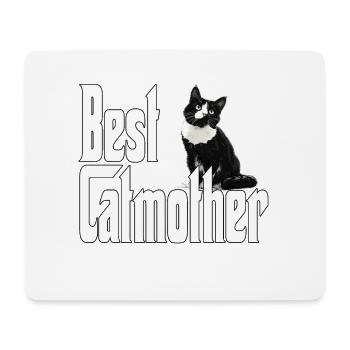 Chat Maman Meilleur Catmother Jamais Fou Chat Mère Kitty - Tapis de souris (format paysage) - blanc - Devant