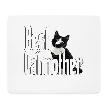 Chat Maman Meilleur Catmother Jamais Fou Chat Mère Kitty - Tapis de souris (format paysage) - blanc - Devant