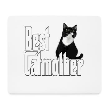Chat Maman Meilleur Catmother Jamais Fou Chat Mère Kitty - Tapis de souris (format paysage) - blanc - Devant