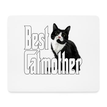 Chat Maman Meilleur Catmother Jamais Fou Chat Mère Kitty - Tapis de souris (format paysage) - blanc - Devant