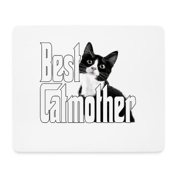 Chat Maman Meilleur Catmother Jamais Fou Chat Mère Kitty - Tapis de souris (format paysage) - blanc - Devant