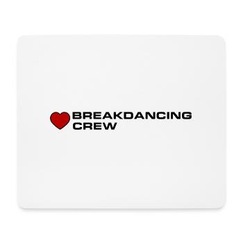 Breakdancing Crew - Mousepad (Querformat) - Weiß - Vorne