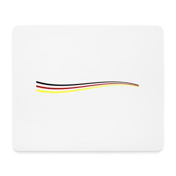 Ligne Allemagne - Tapis de souris (format paysage) - blanc - Devant