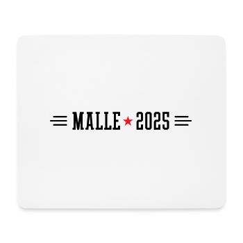 Malle 2025 - Mousepad (Querformat) - Weiß - Vorne