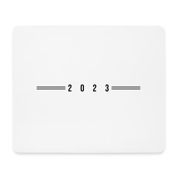 2023 Linie - Mousepad (Querformat) - Weiß - Vorne