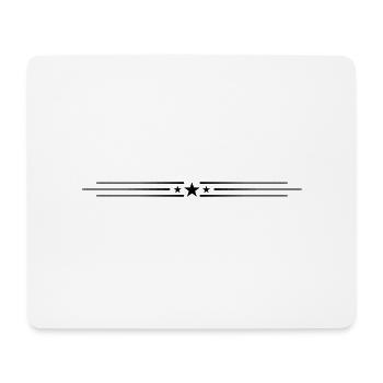 Star Line Element - Mouse Pad (horizontal) - white - Front