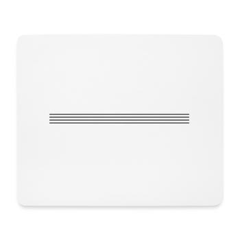 Dash Symbol Line - Mouse Pad (horizontal) - white - Front
