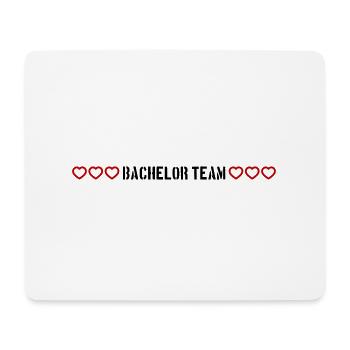 bachelor team herzchen - Mousepad (Querformat) - Weiß - Vorne