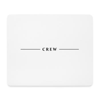 crew linie - Mousepad (Querformat) - Weiß - Vorne