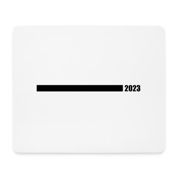 Ligne 2023 - Tapis de souris (format paysage) - blanc - Devant
