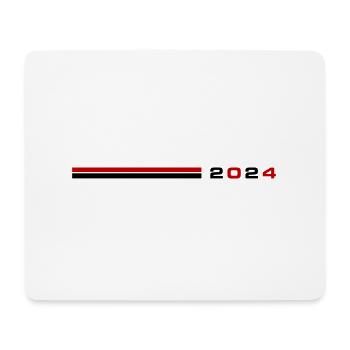2024 Jahr - Mousepad (Querformat) - Weiß - Vorne