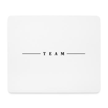 team line - Mouse Pad (horizontal) - white - Front