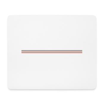 Dash Symbol Line - Mouse Pad (horizontal) - white - Front