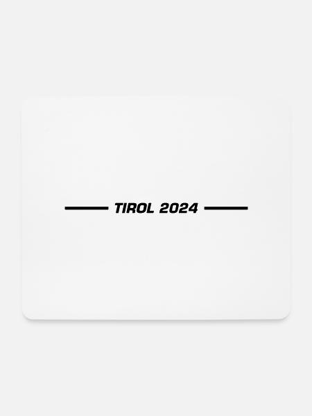 Tirol 2024 - Mousepad (Querformat) - Weiß