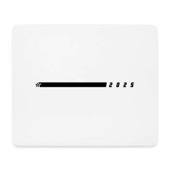 Ligne 2025 - Tapis de souris (format paysage) - blanc - Devant