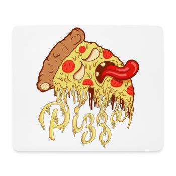 Pizza Monster - Mouse Pad (horizontal) - white - Front