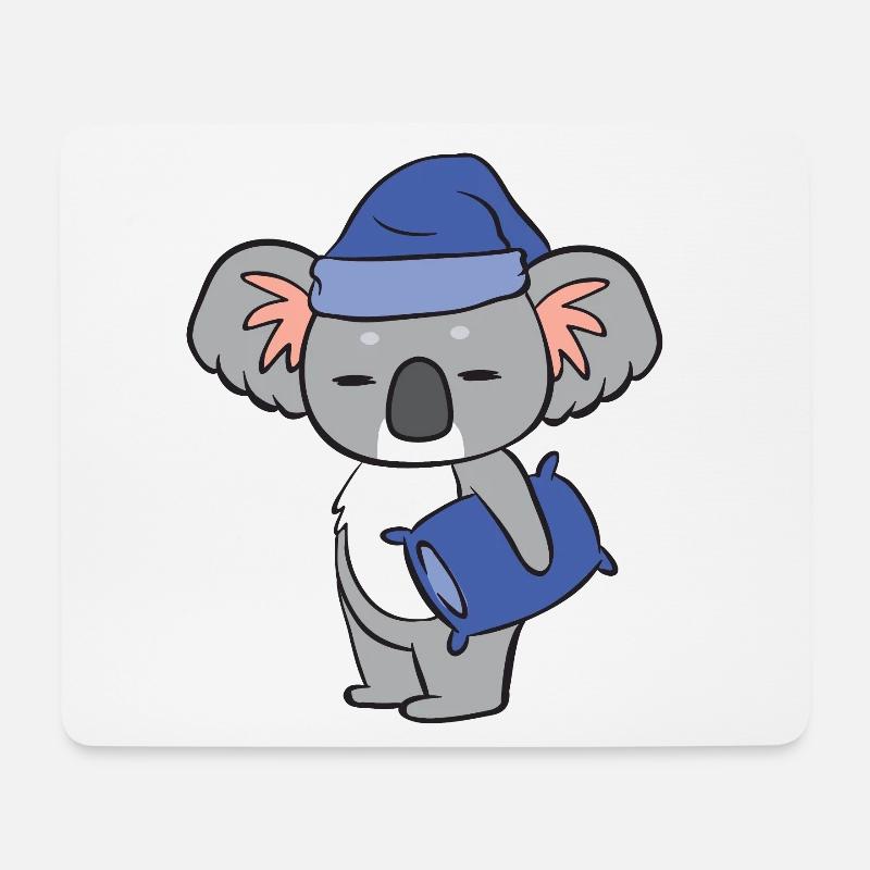 Ein müder Koala. - Mousepad (Querformat) - Weiß