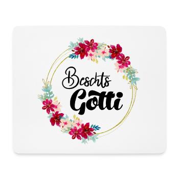 Beschts GottiTaufpatin Schweiz Patentante - Mousepad (Querformat) - Weiß - Vorne