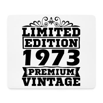 Born in 1973 Vintage Limited Edition 50 Years - Mousepad (Querformat) - Weiß - Vorne