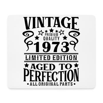 Retro Vintage 1973 Birthday 50 Years Born in 1973 - Mousepad (Querformat) - Weiß - Vorne