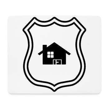 Armoiries du symbole de la maison - Tapis de souris (format paysage) - blanc - Devant