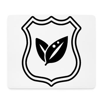 Leaf Ecology Coat of Arms - Mouse Pad (horizontal) - white - Front